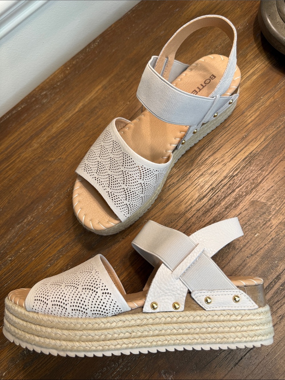 BOTTERO Espadrille Wedge Sandals